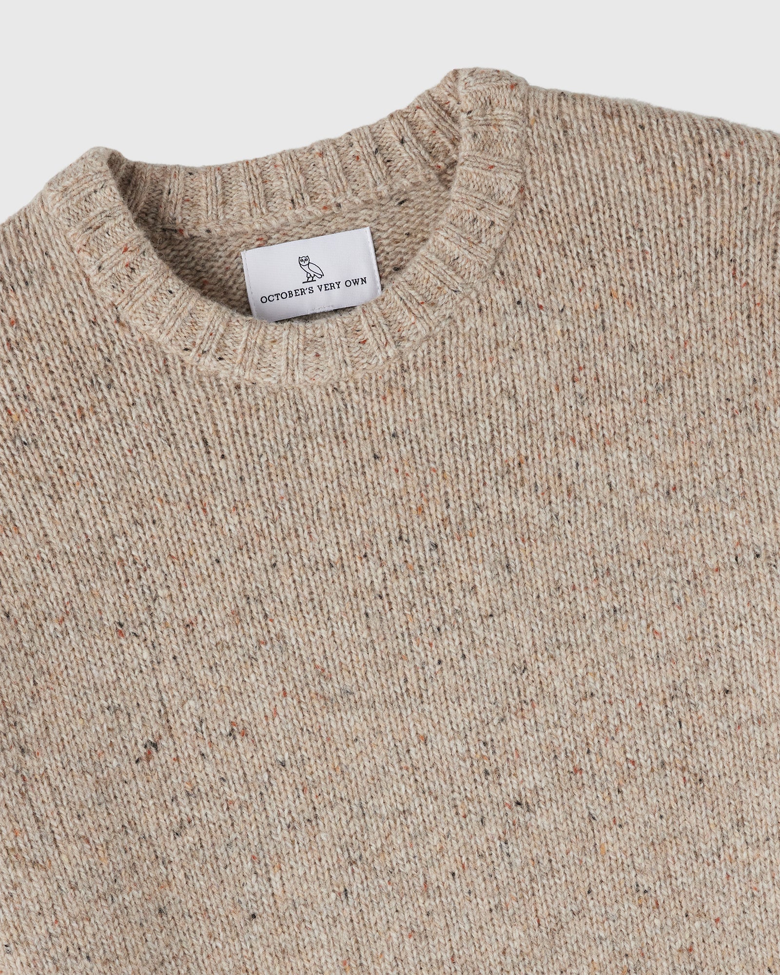 Speckle Crewneck Sweater - Sand IMAGE #4