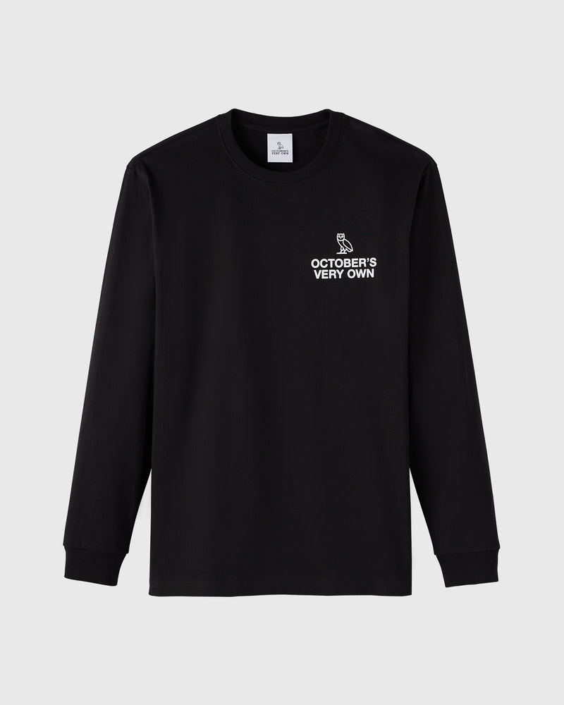 Road Clear Long-Sleeve T-Shirt - Black