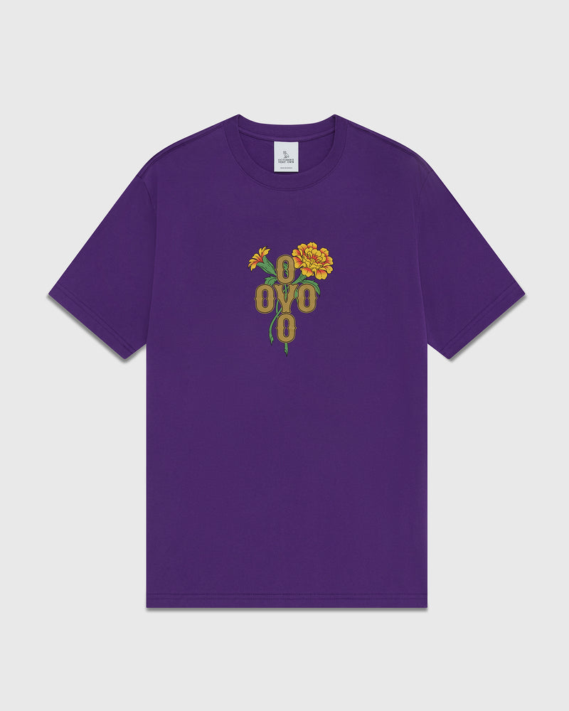 Marigold Pom Pom T-Shirt - Purple