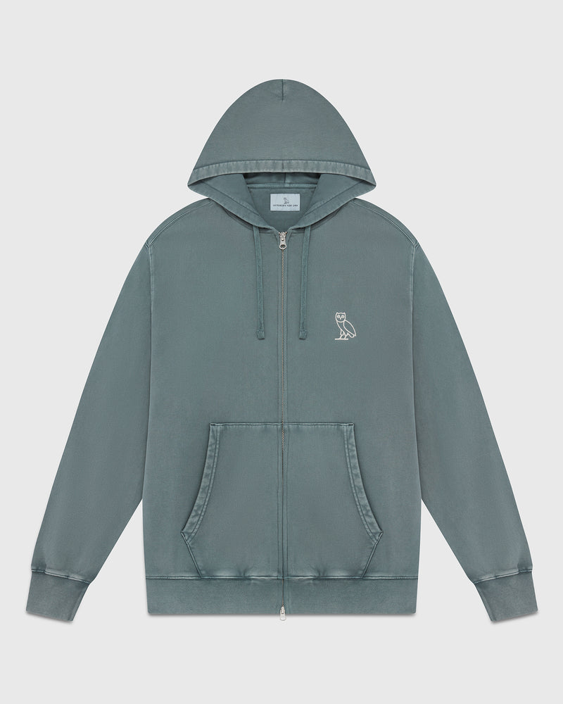 Muskoka Garment Dyed Full-Zip Hoodie - Slate