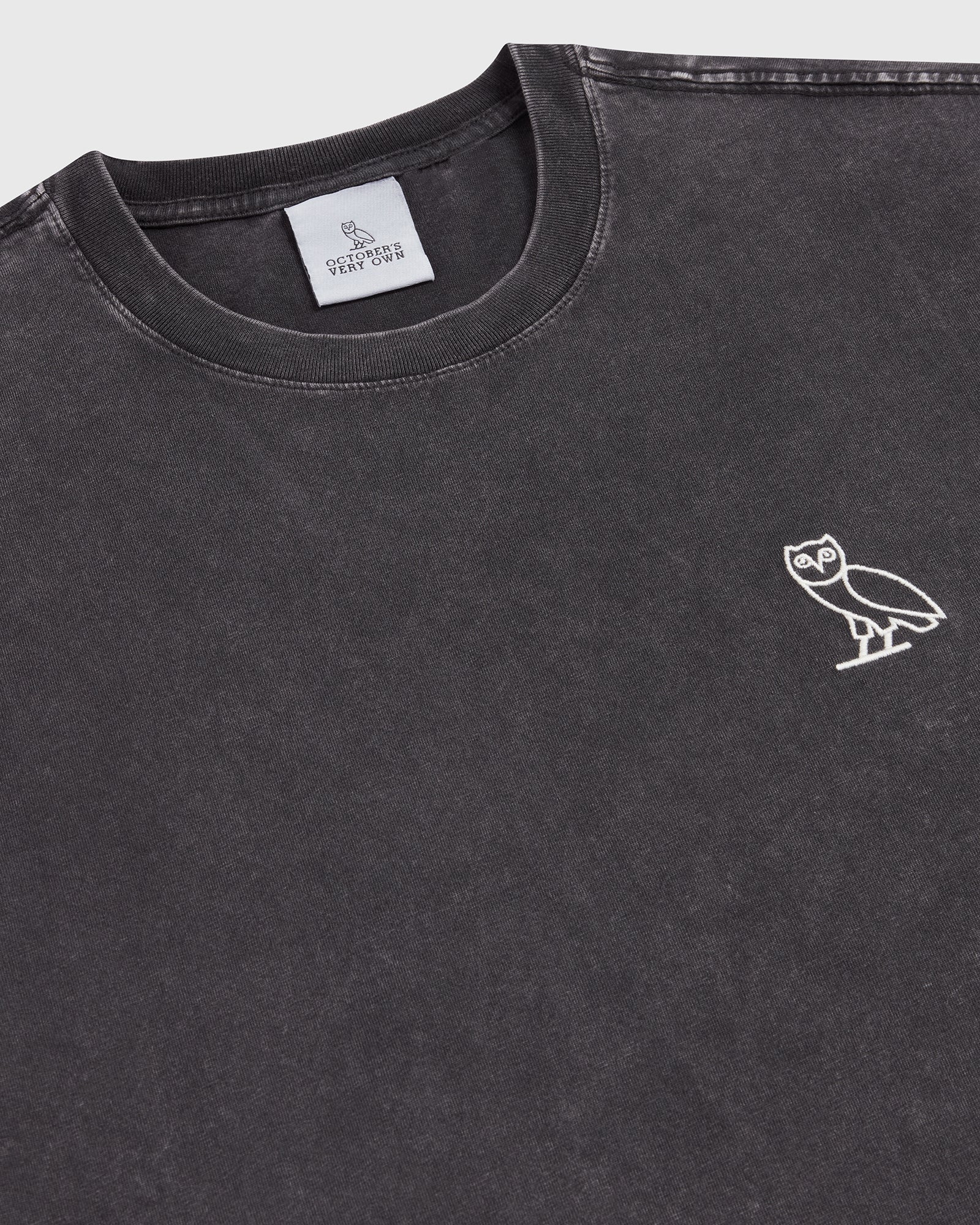 Muskoka Garment Dyed Longsleeve T-Shirt - Black IMAGE #3