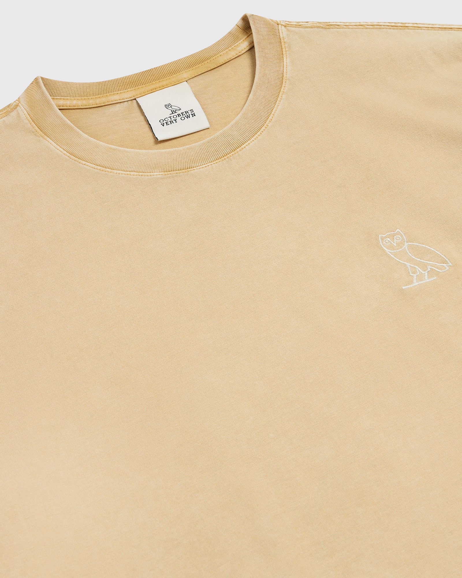 Muskoka Garment Dyed Longsleeve T-Shirt - Beige IMAGE #2