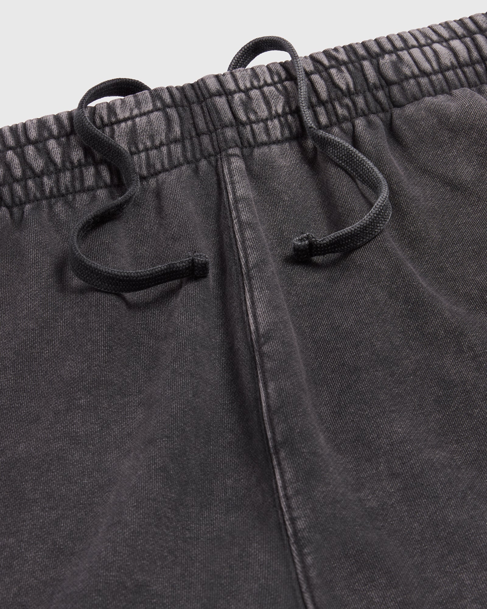 Muskoka Garment Dyed Open Hem Sweatpant - Black IMAGE #6