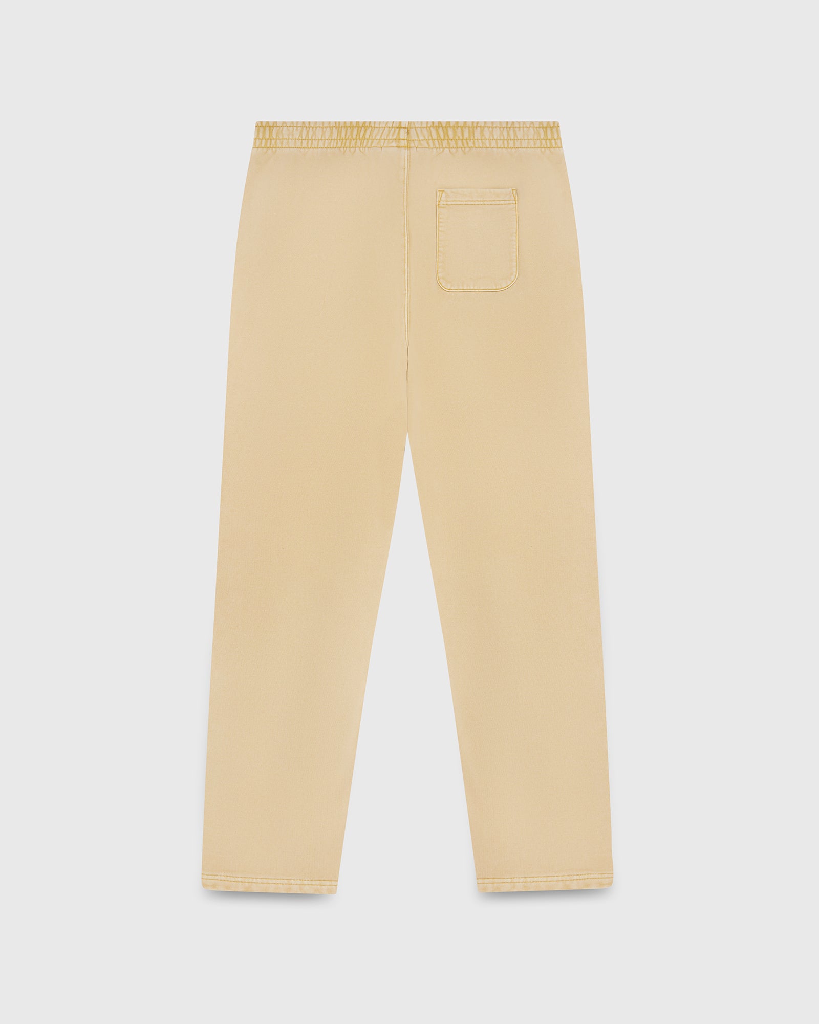 Muskoka Garment Dyed Open Hem Sweatpant - Beige IMAGE #3