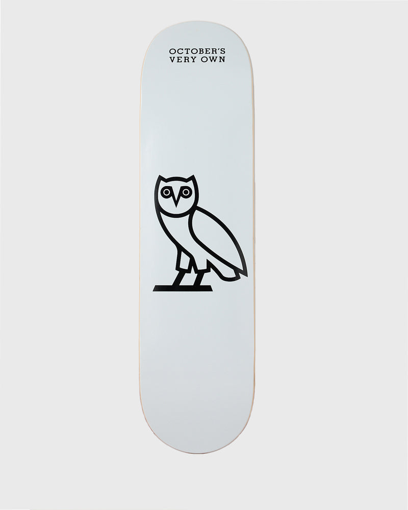 Icon Skate Deck - White