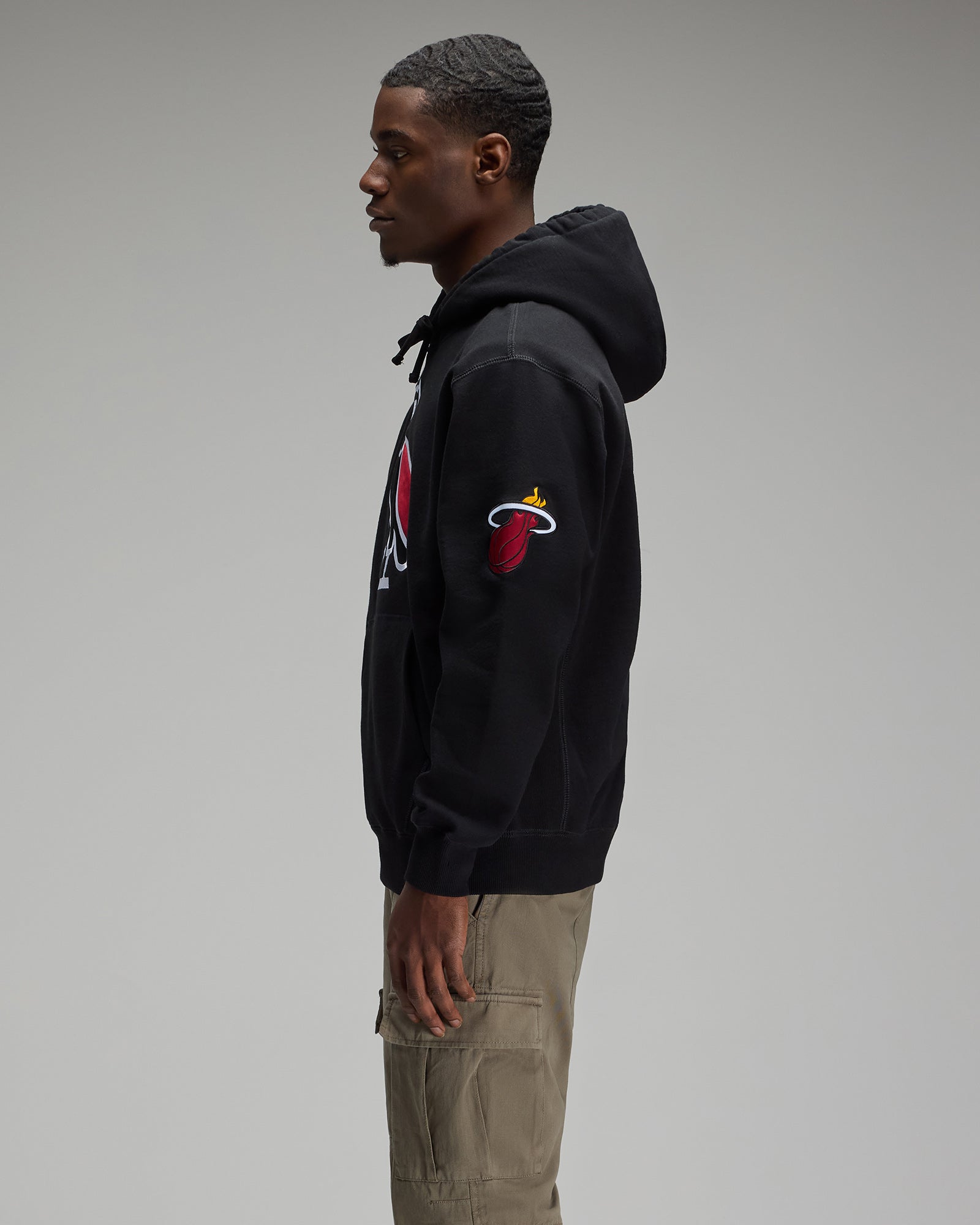 NBA Miami Heat Hoodie - Black IMAGE #4