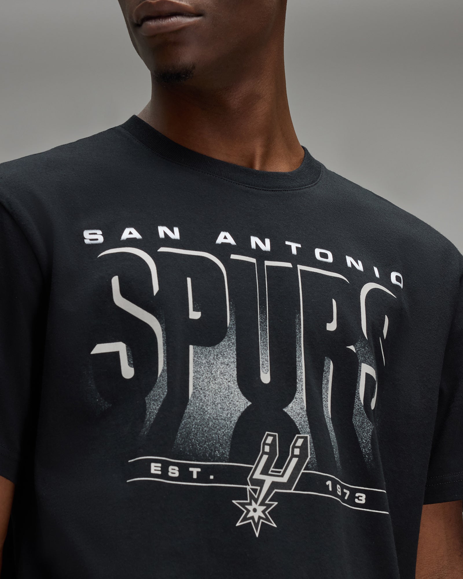 NBA San Antonio Spurs T-Shirt - Black IMAGE #6