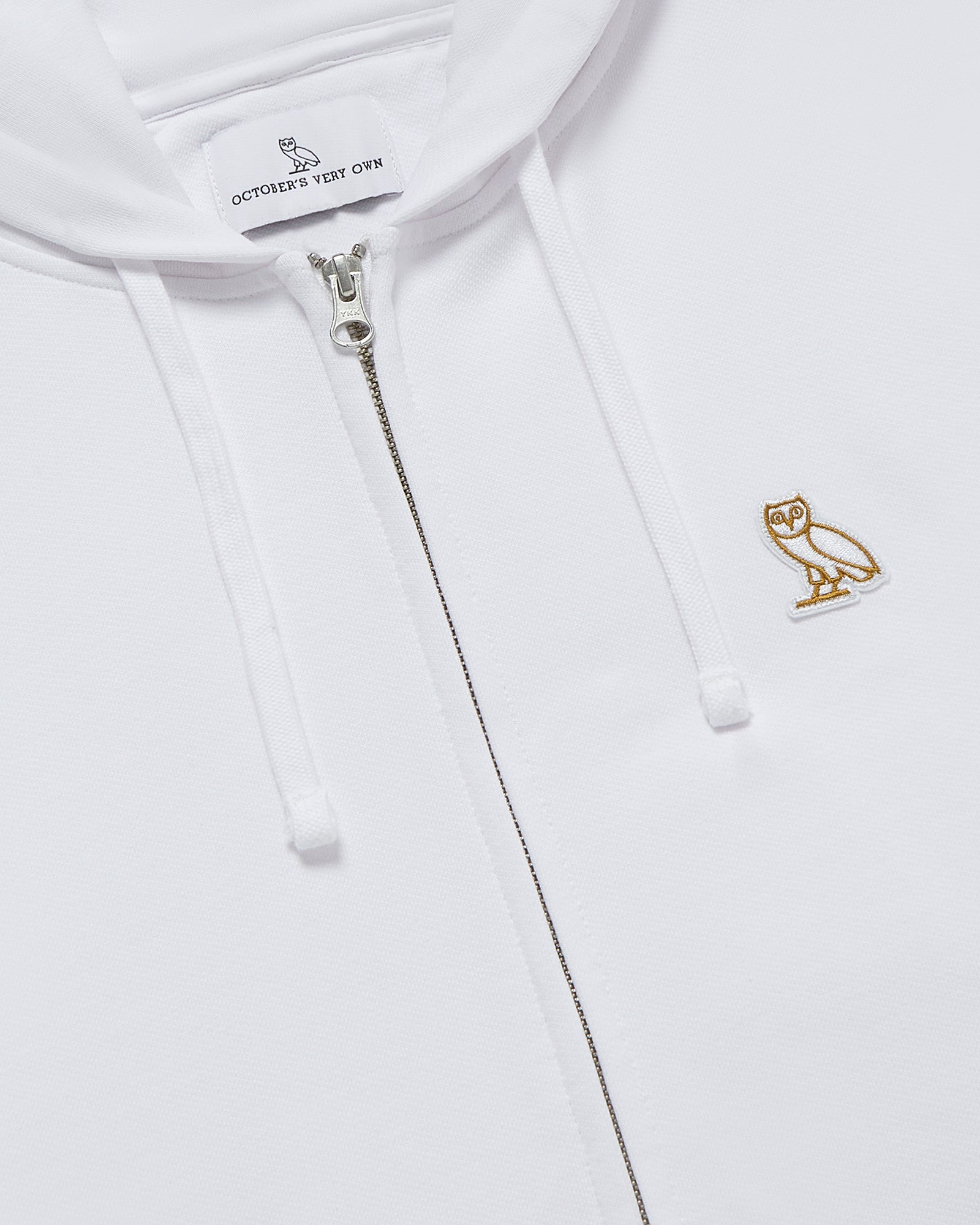 Classic Full-Zip Hoodie - White IMAGE #2