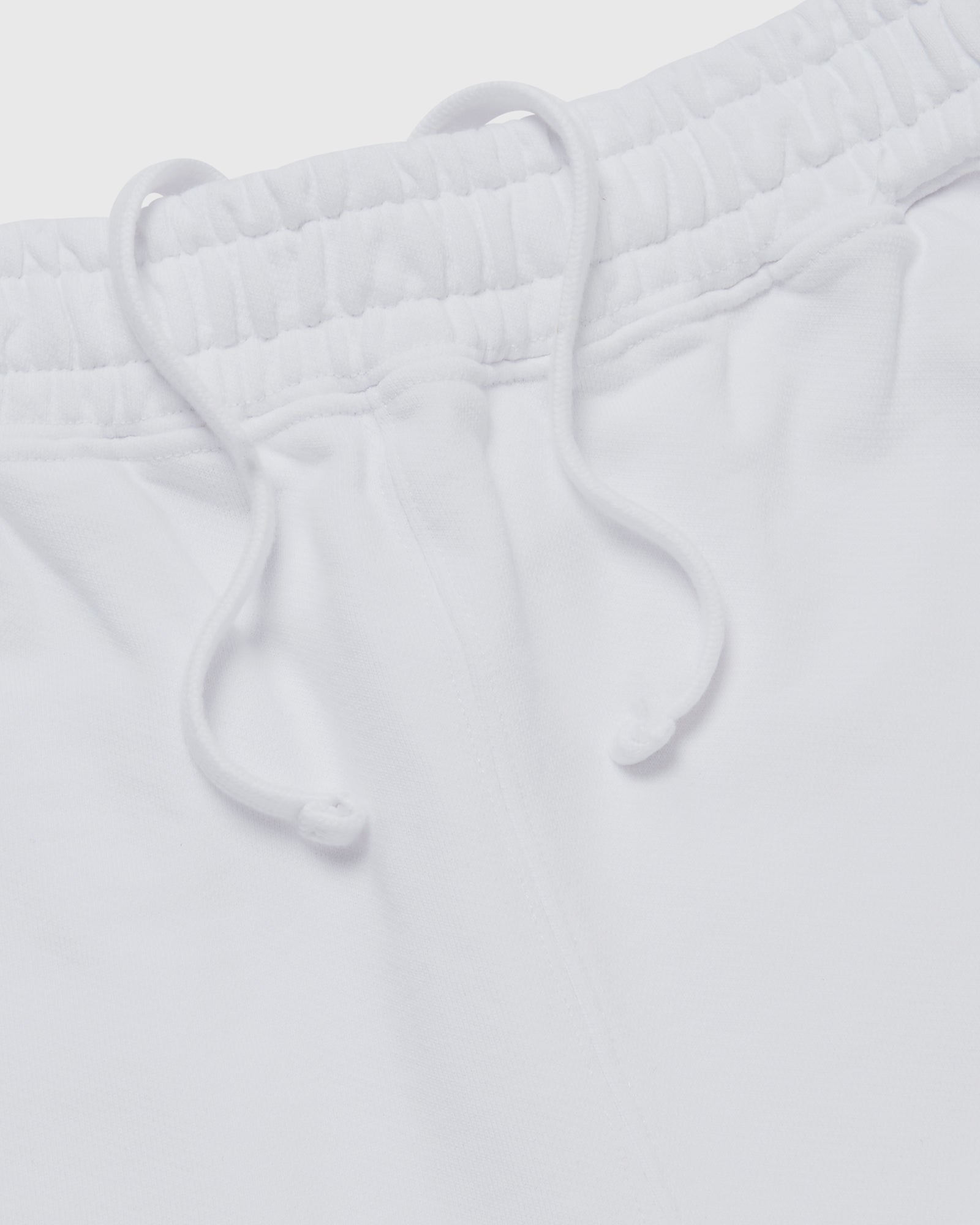 Classic Open Hem Sweatpant - White IMAGE #3