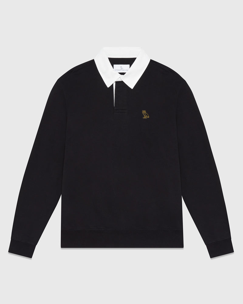 Classic Rugby Polo - Black