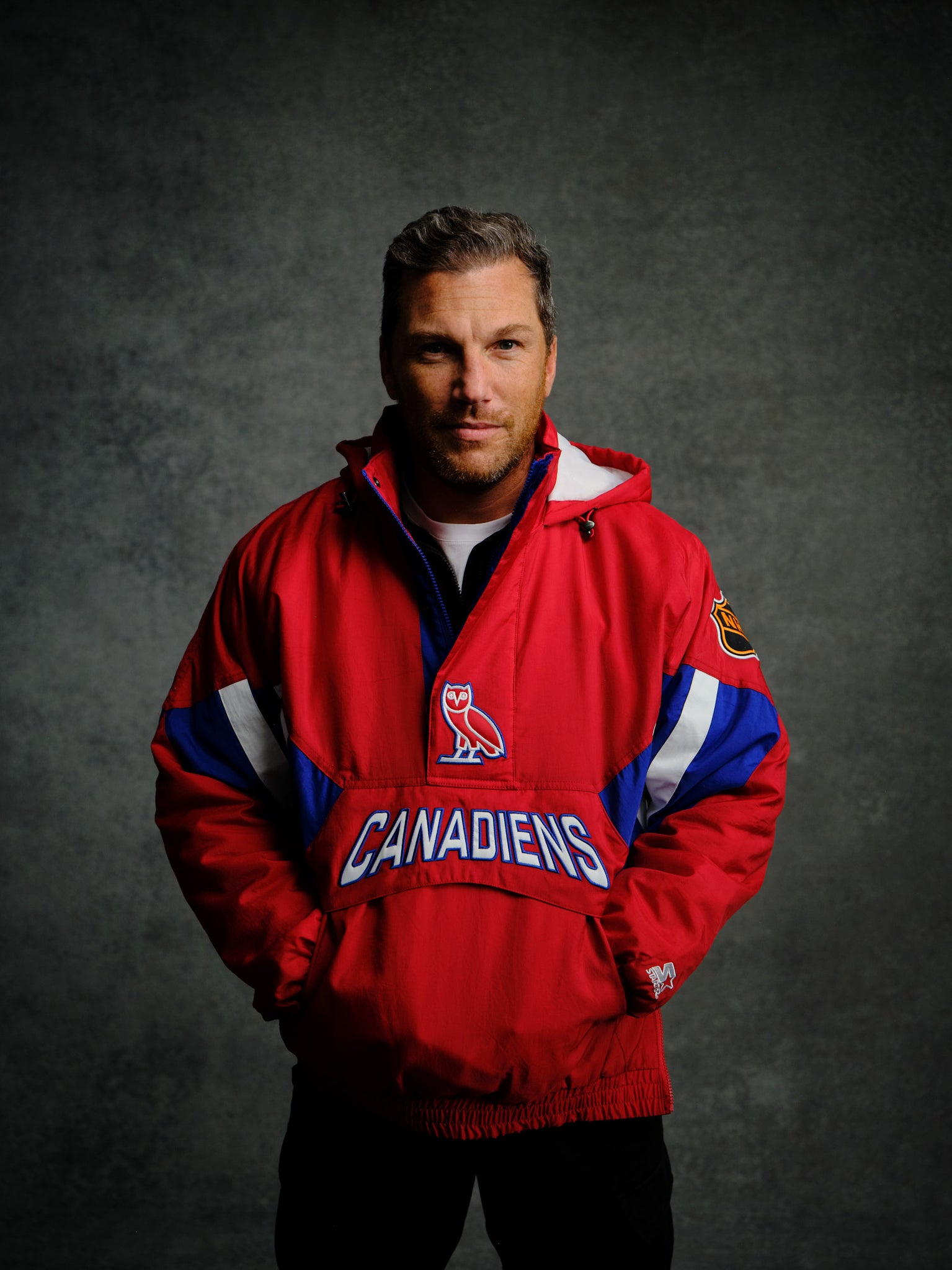 NHL Montreal Canadiens Starter® Breakaway Pullover Jacket - Red IMAGE #2