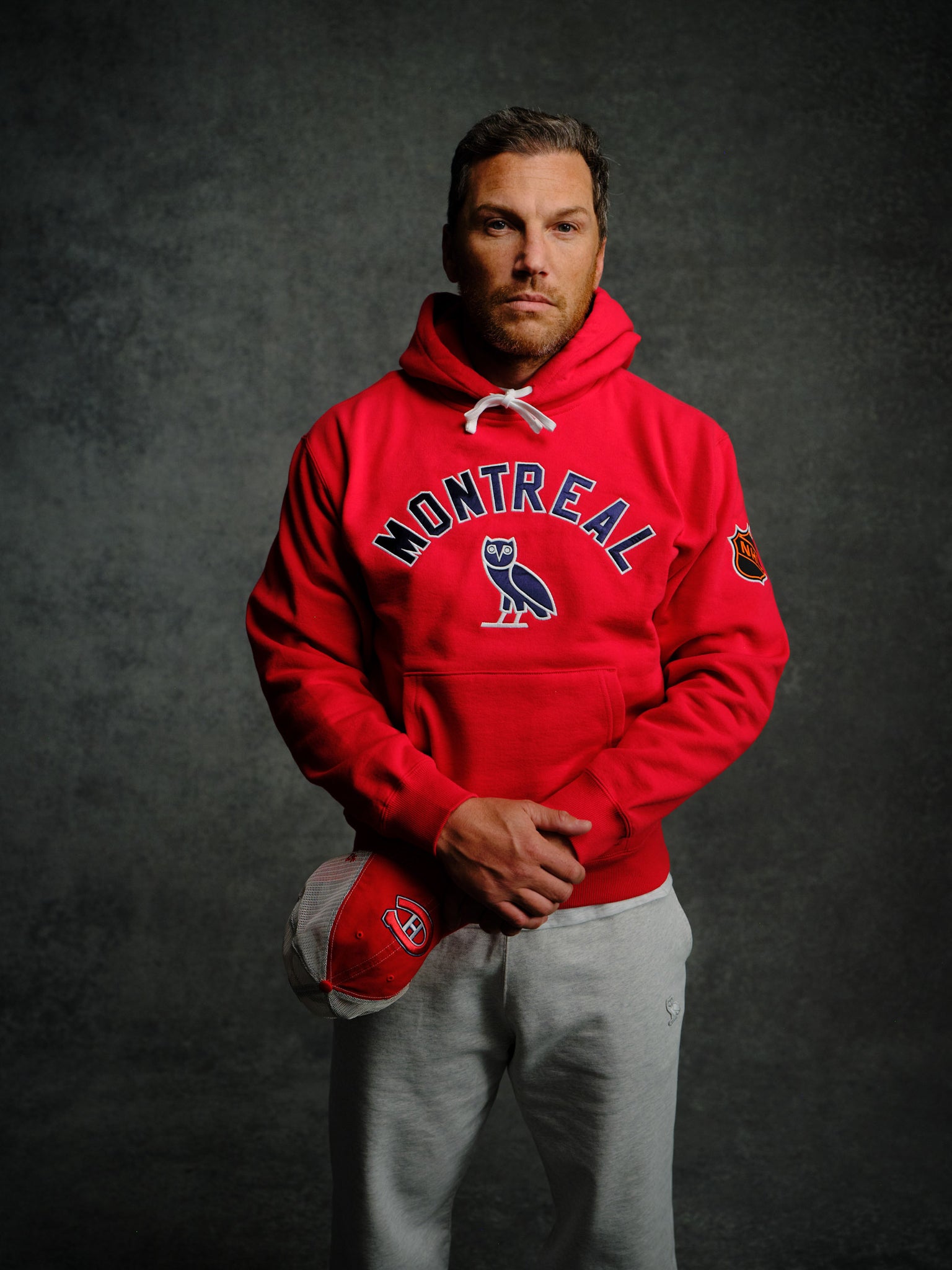 NHL Montreal Canadiens Team Training Hoodie - Red IMAGE #2