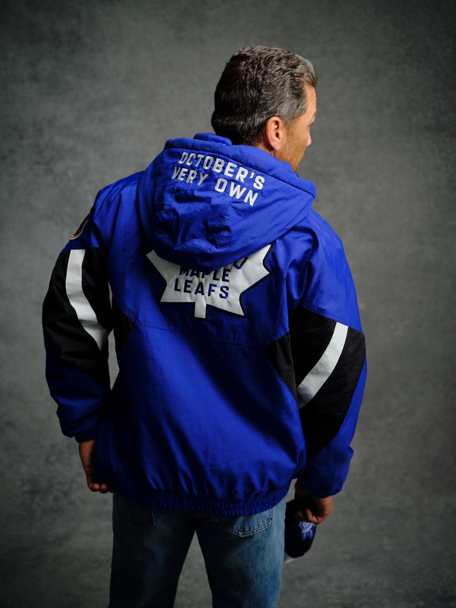 NHL Toronto Maple Leafs Starter® Breakaway Pullover Jacket - Blue IMAGE #6