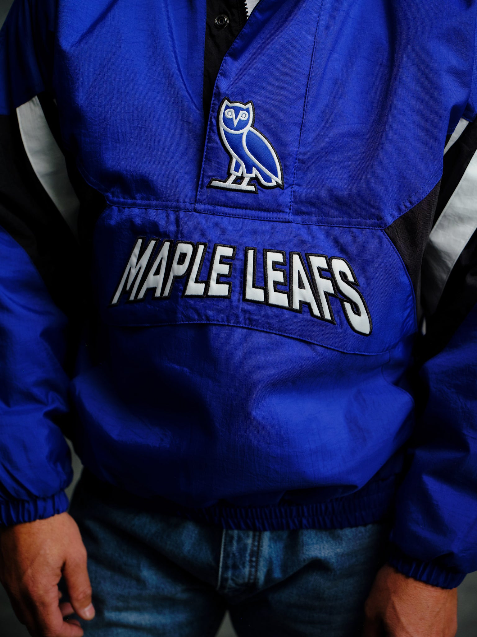 NHL Toronto Maple Leafs Starter® Breakaway Pullover Jacket - Blue IMAGE #5