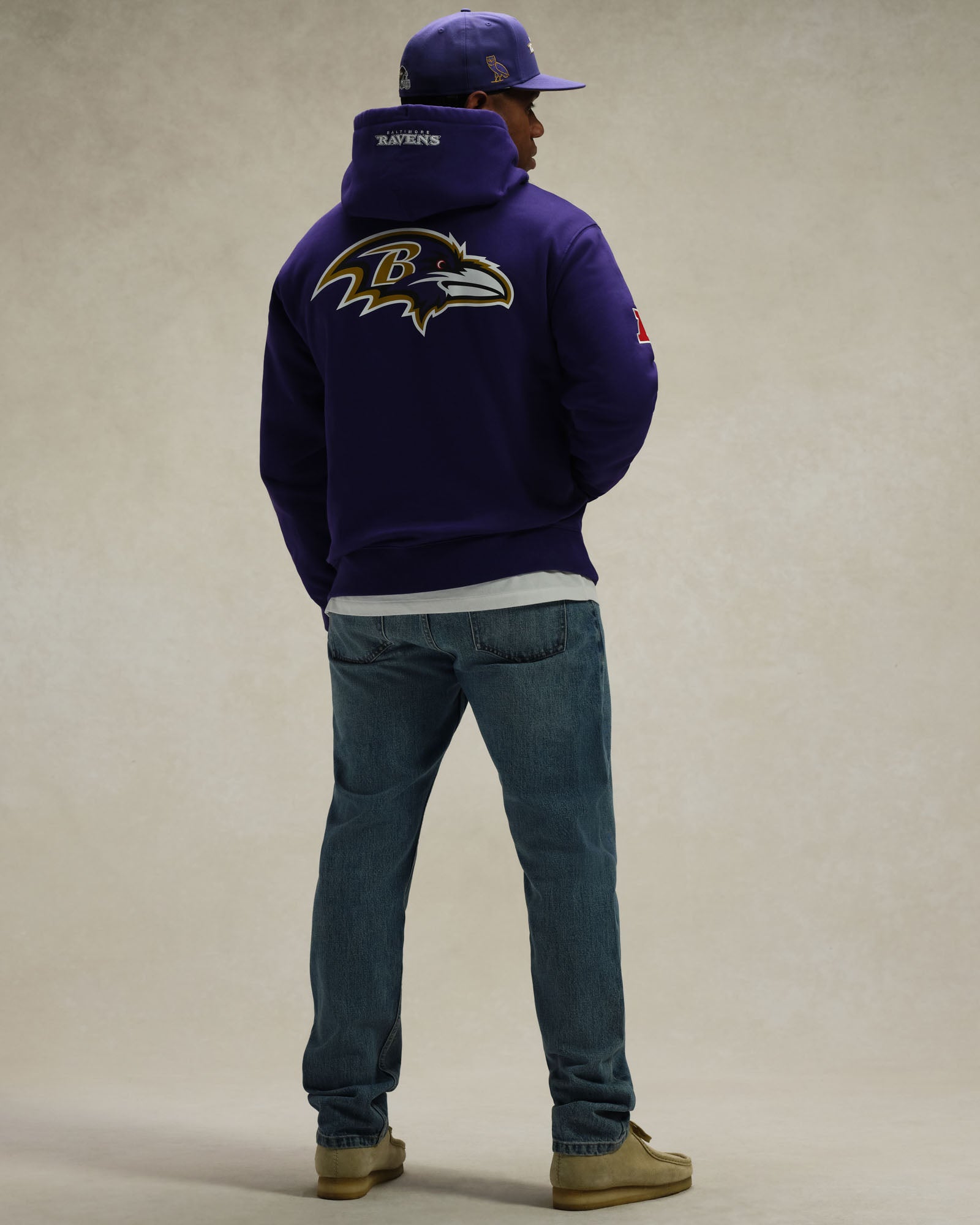 NFL Baltimore Ravens Icon Team Hoodie - Purple IMAGE #4