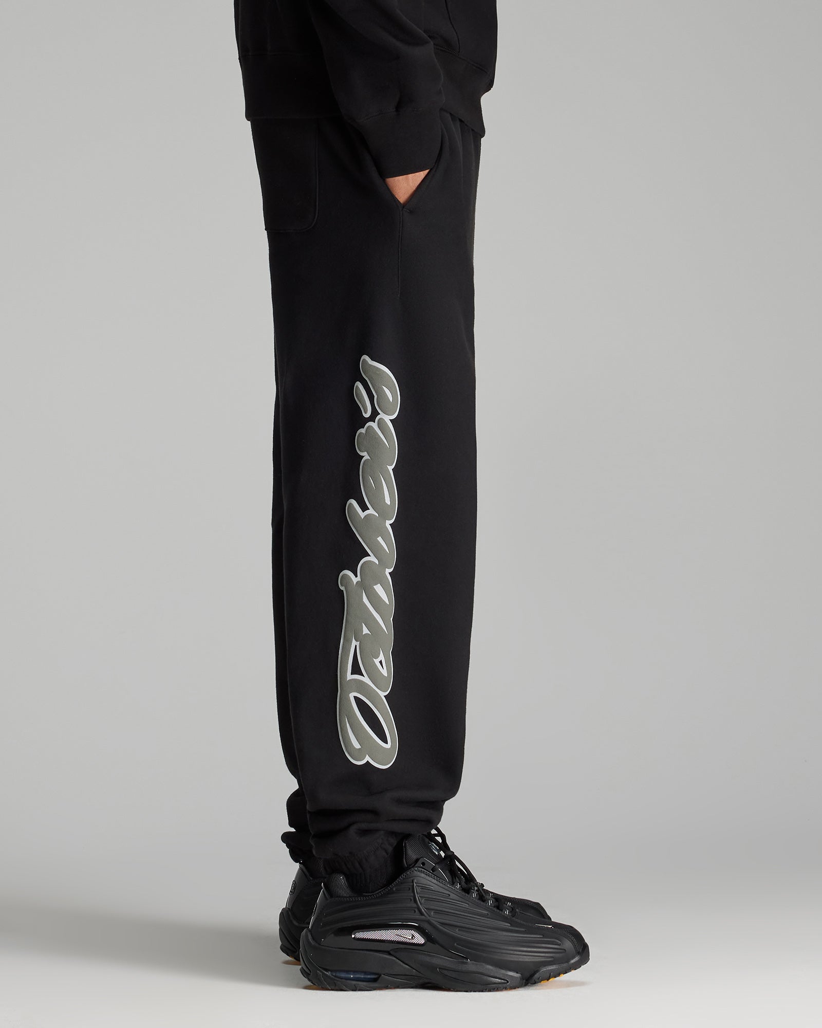 Sports Script Sweatpant - Black IMAGE #6