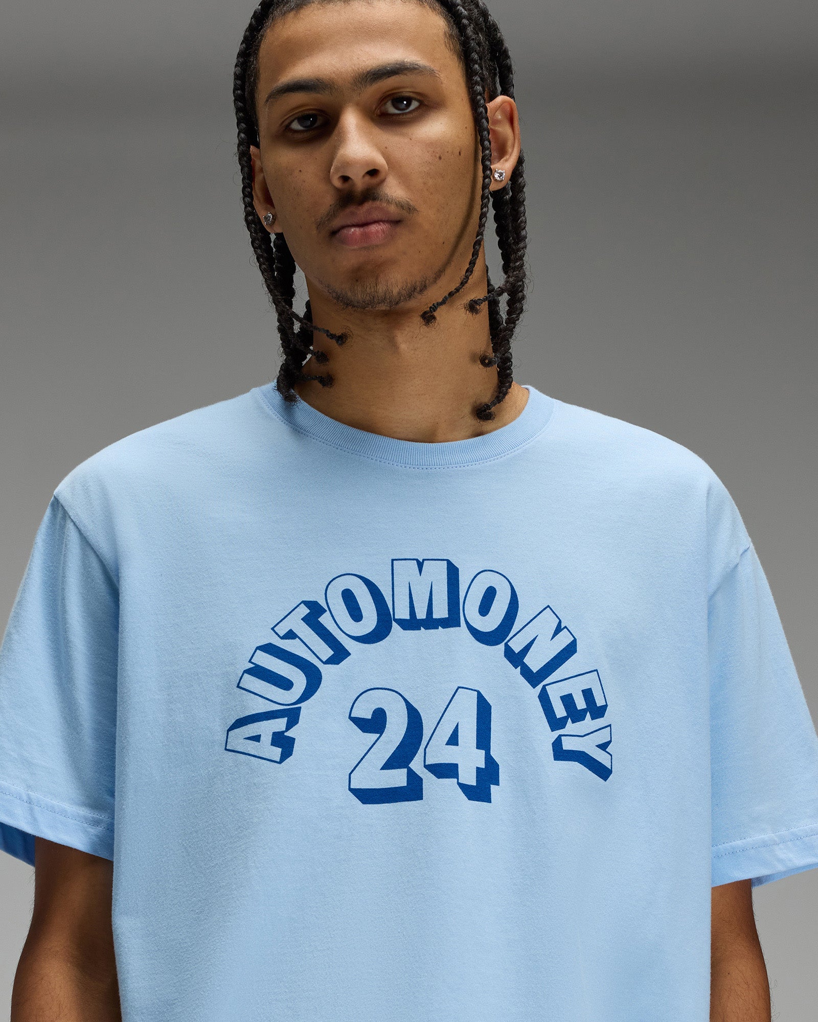 Automoney T-Shirt - Light Blue IMAGE #4