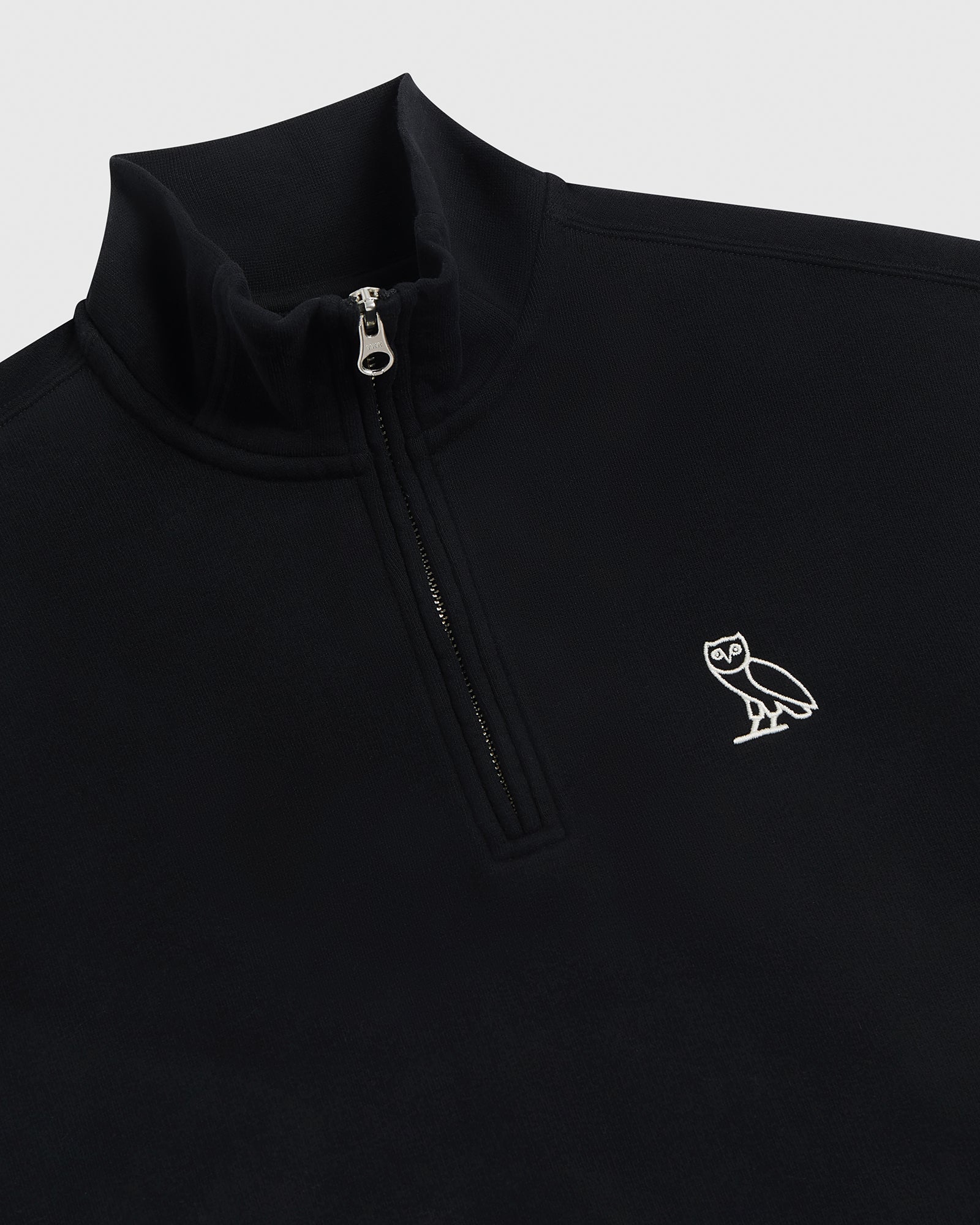 Relaxed-Fit Quarter-Zip Mockneck - Black IMAGE #5