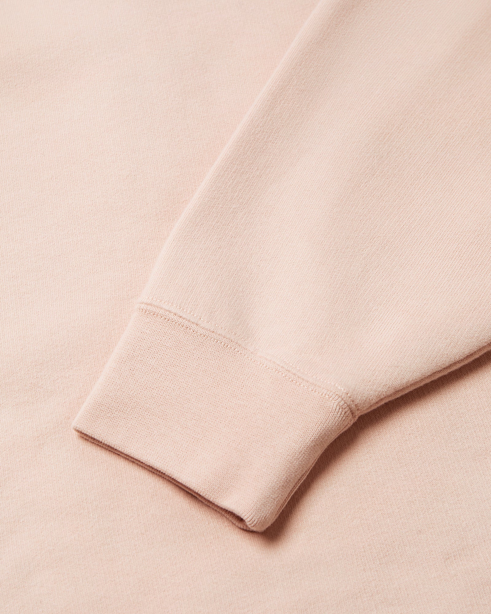 Relaxed-Fit Quarter-Zip Mockneck - Peach Smoke IMAGE #4