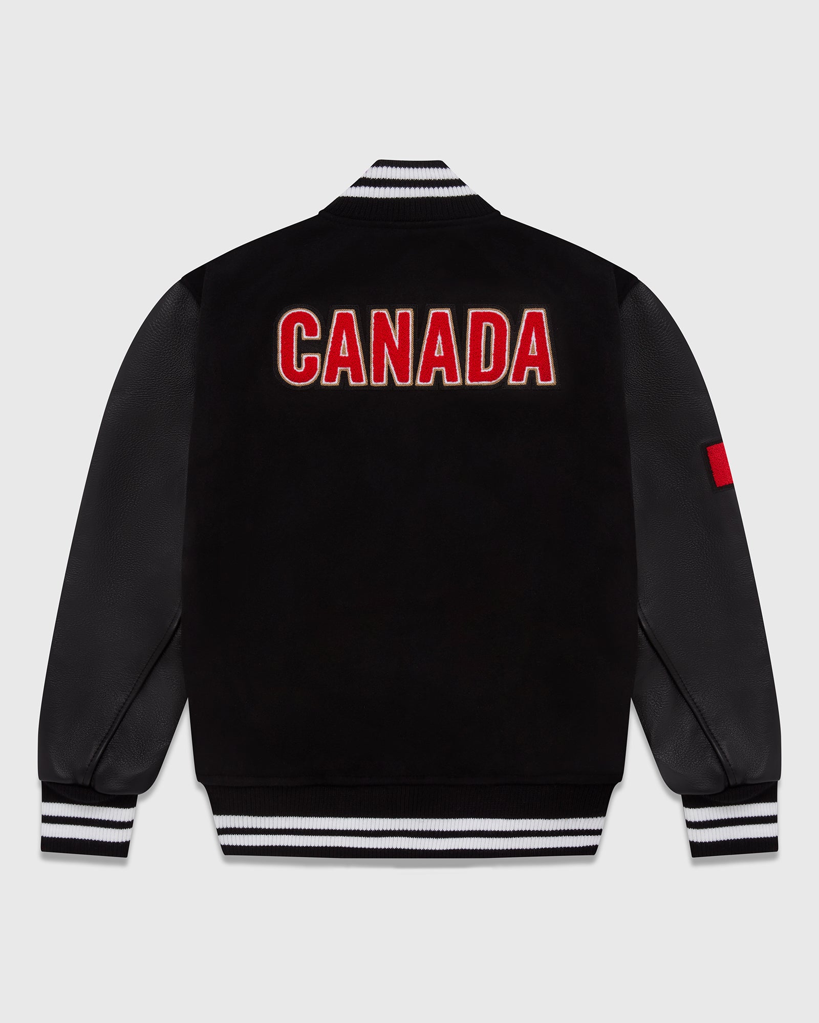 Canada Skateboard Varsity Jacket  -  Black IMAGE #2