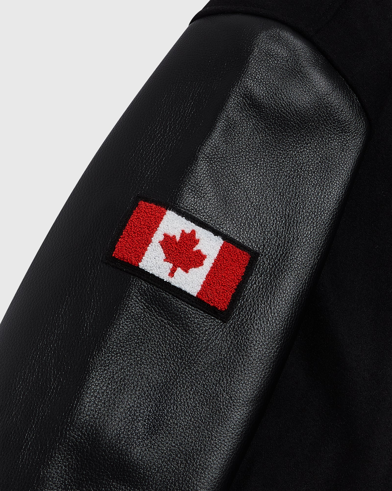 Canada Skateboard Varsity Jacket  -  Black IMAGE #4