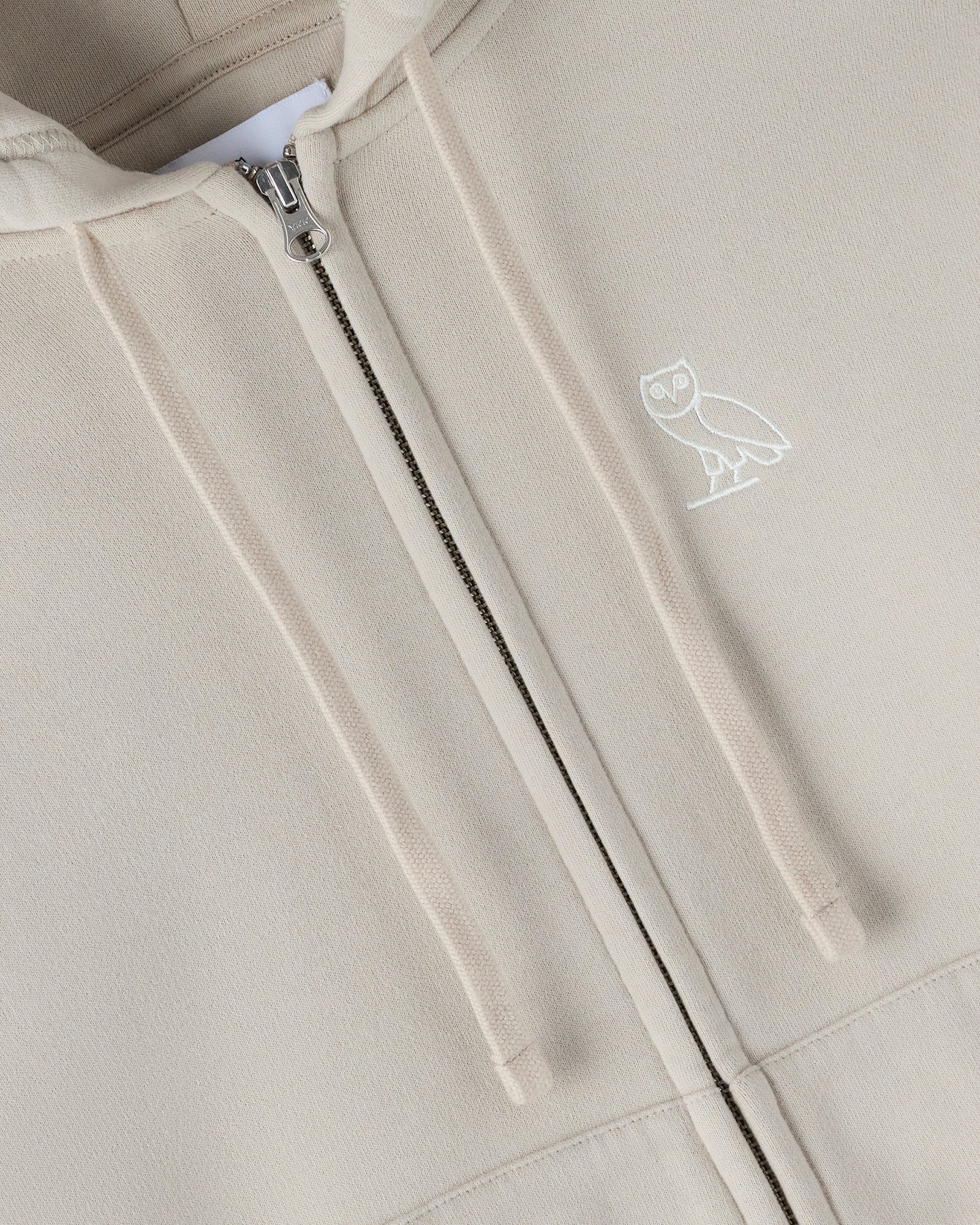 Relaxed-Fit Full-Zip Hoodie - Sand IMAGE #6