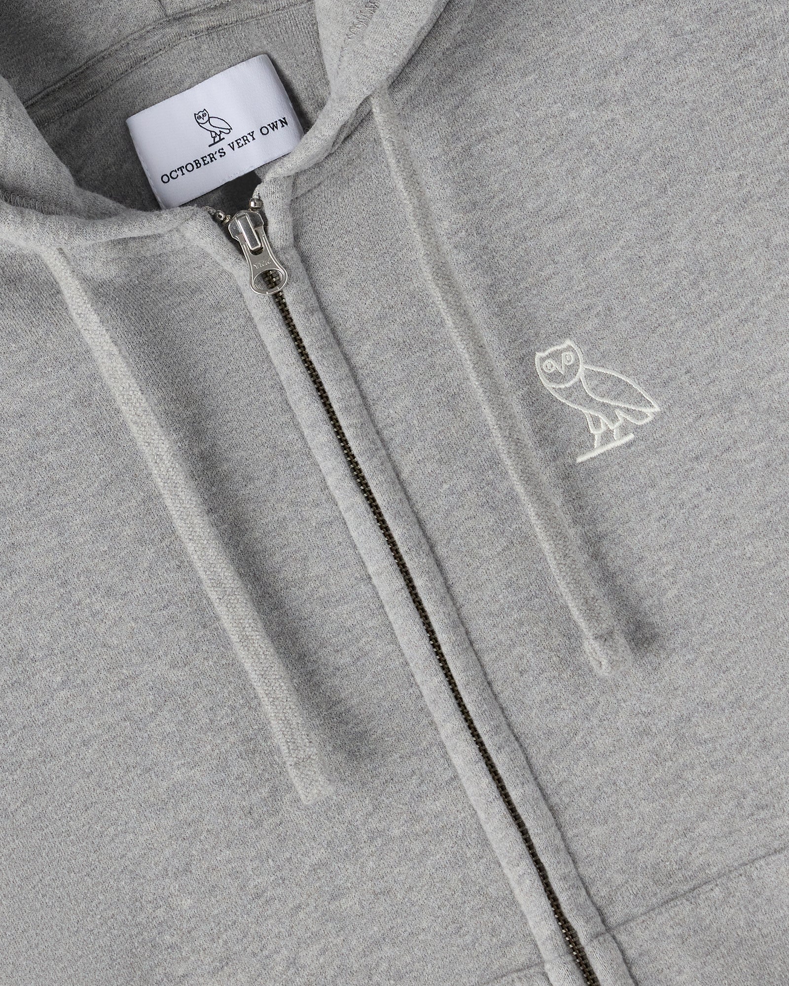 Relaxed-Fit Full-Zip Hoodie - Heather Grey IMAGE #7