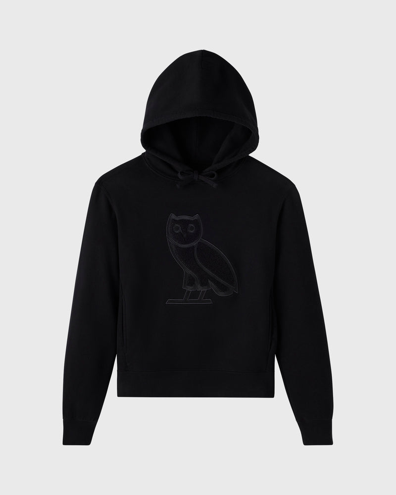 Relaxed-Fit Icon Hoodie - Black