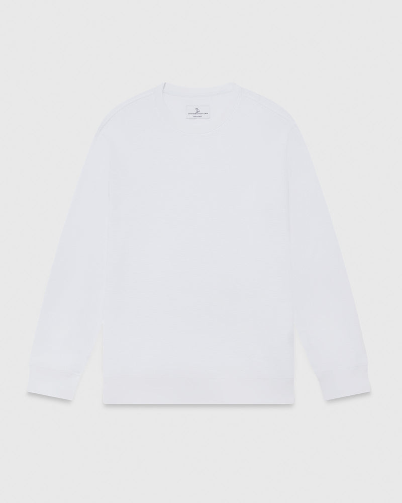 Longsleeve Waffle T-Shirt - White