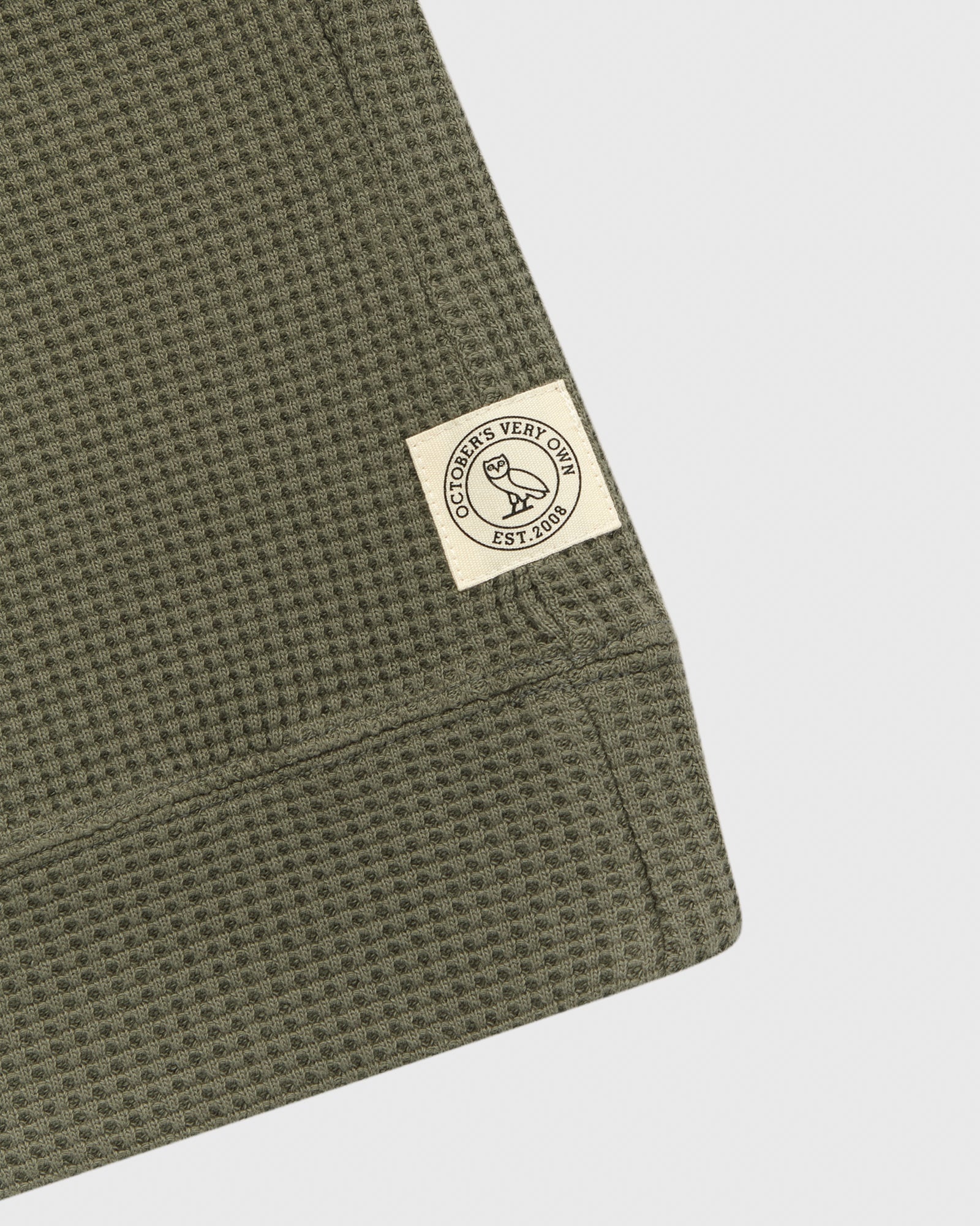 Waffle Longsleeve T-Shirt - Olive IMAGE #5