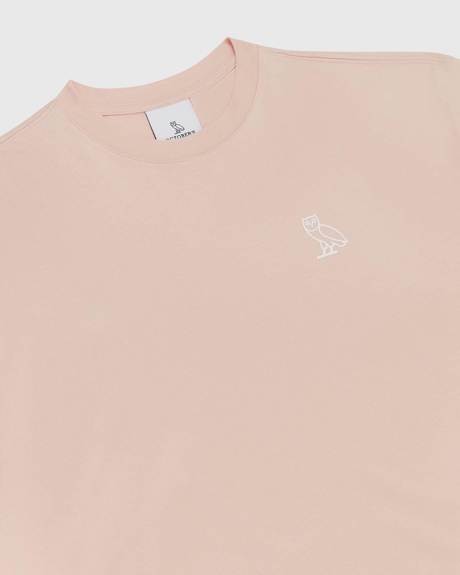 Cropped Stretch T-Shirt - Peach Smoke IMAGE #2