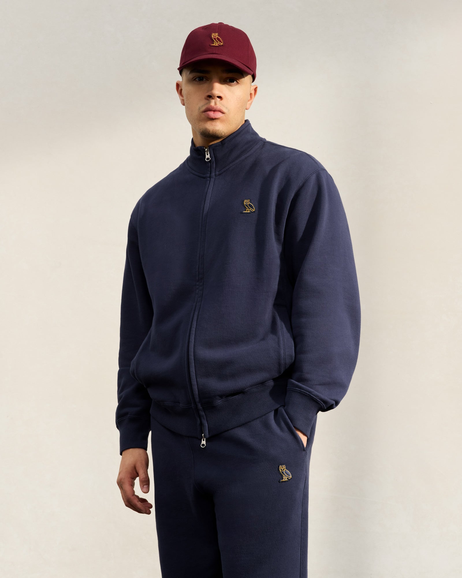 Classic Full-Zip Track Jacket - Navy IMAGE #2