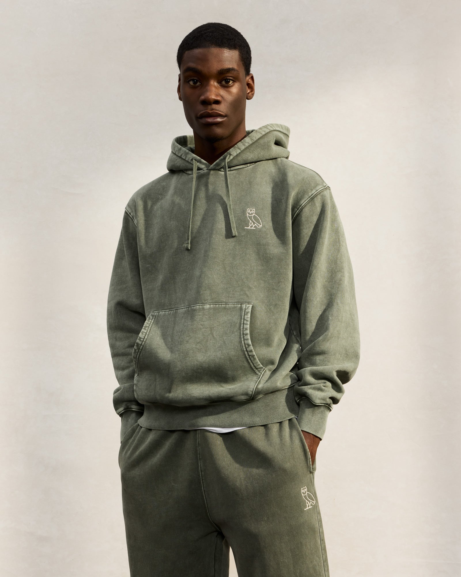 Muskoka Garment Dyed Hoodie - Sage IMAGE #2