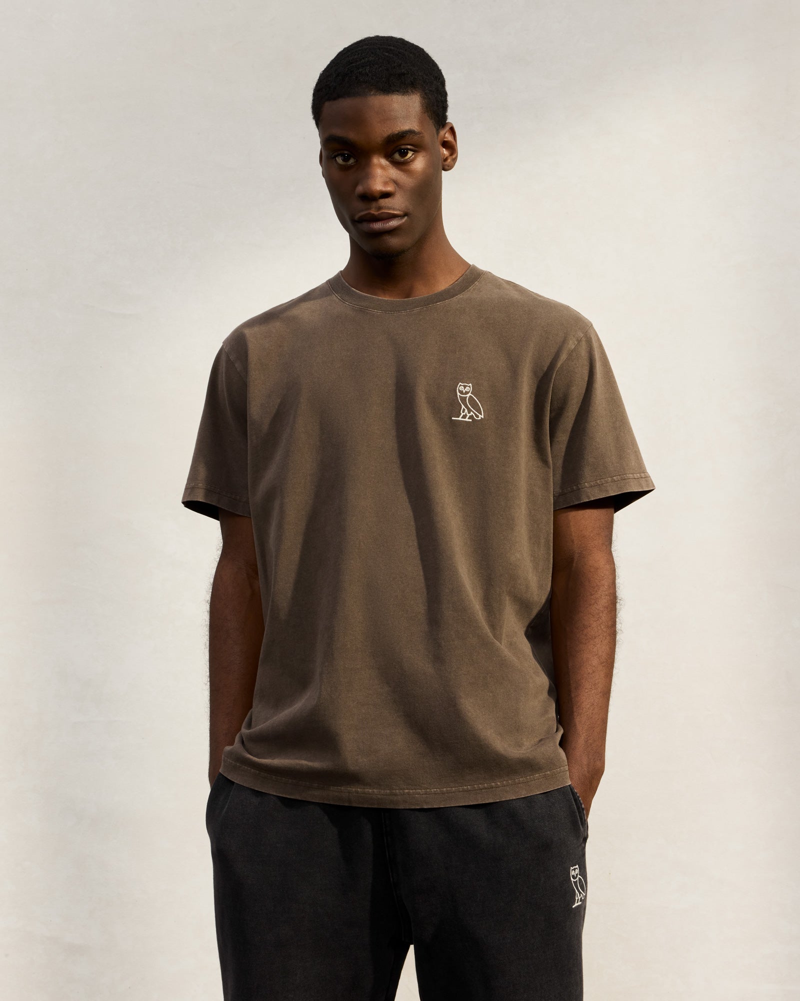 Muskoka Garment Dyed T-Shirt - Brown IMAGE #2