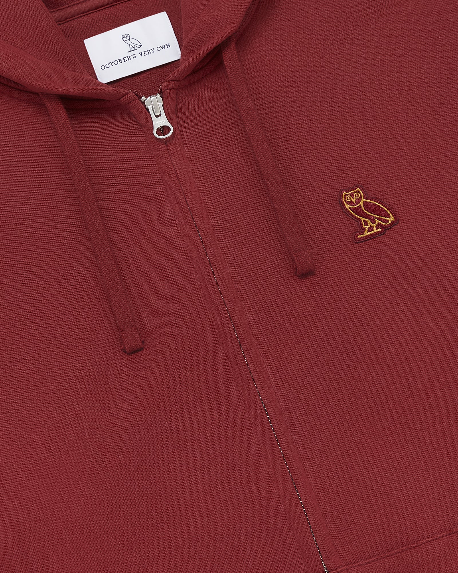 Classic Full-Zip Hoodie - Burgundy IMAGE #2