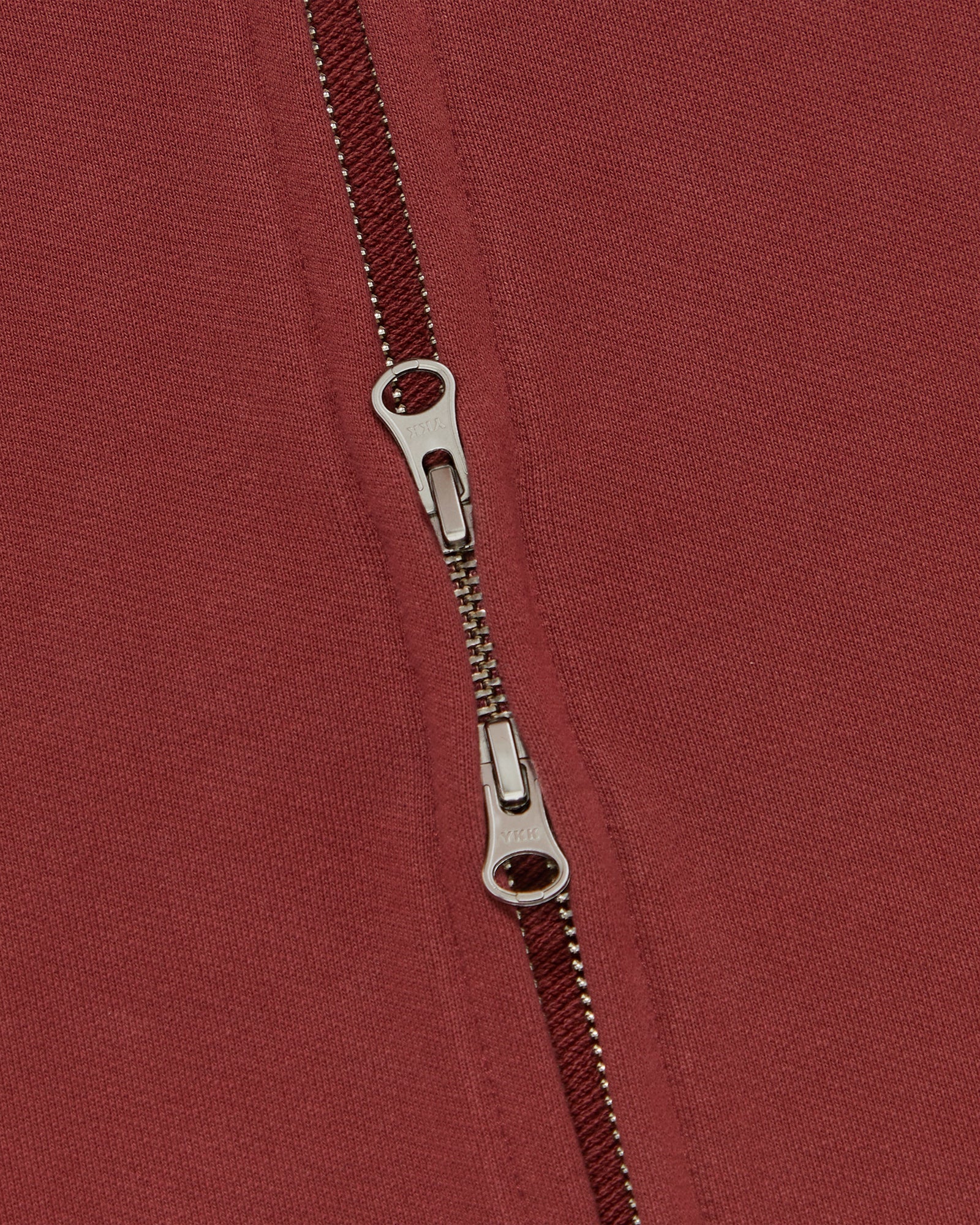 Classic Full-Zip Hoodie - Burgundy IMAGE #6