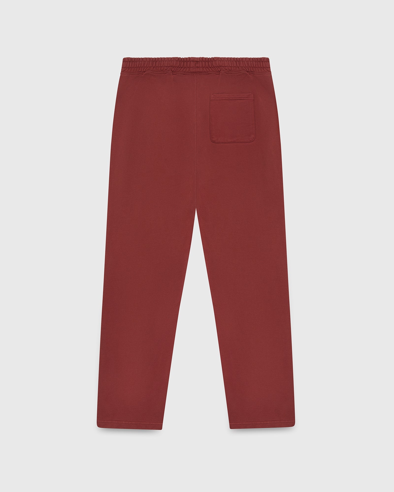 Classic Open-Hem Sweatpant - Burgundy IMAGE #2