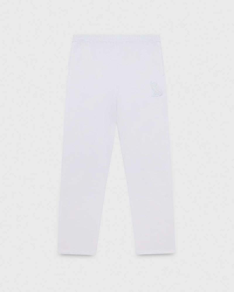 Mini OG Open Hem Sweatpant - White