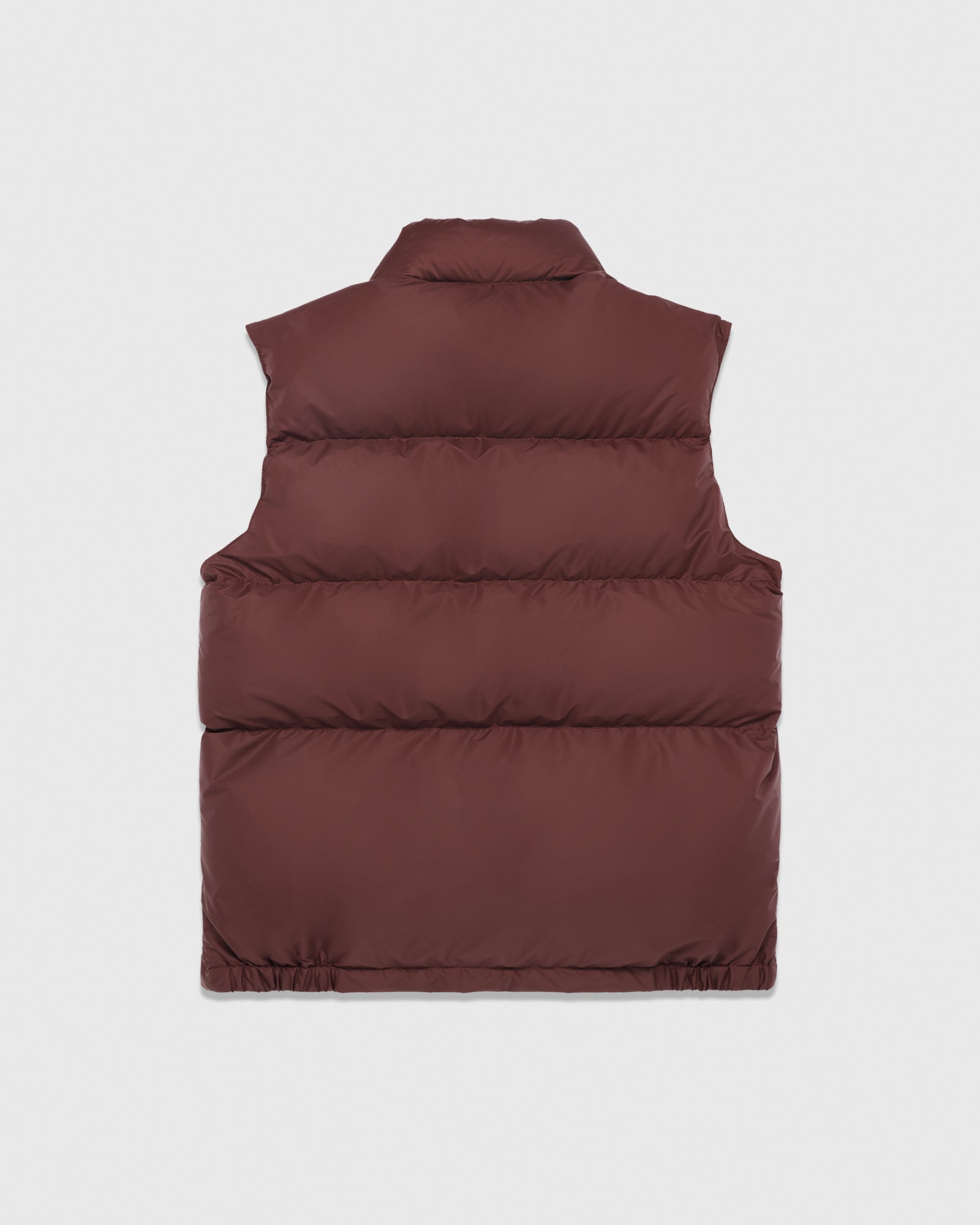 Crescent Down Works Italian Vest - Burgundy IMAGE #7