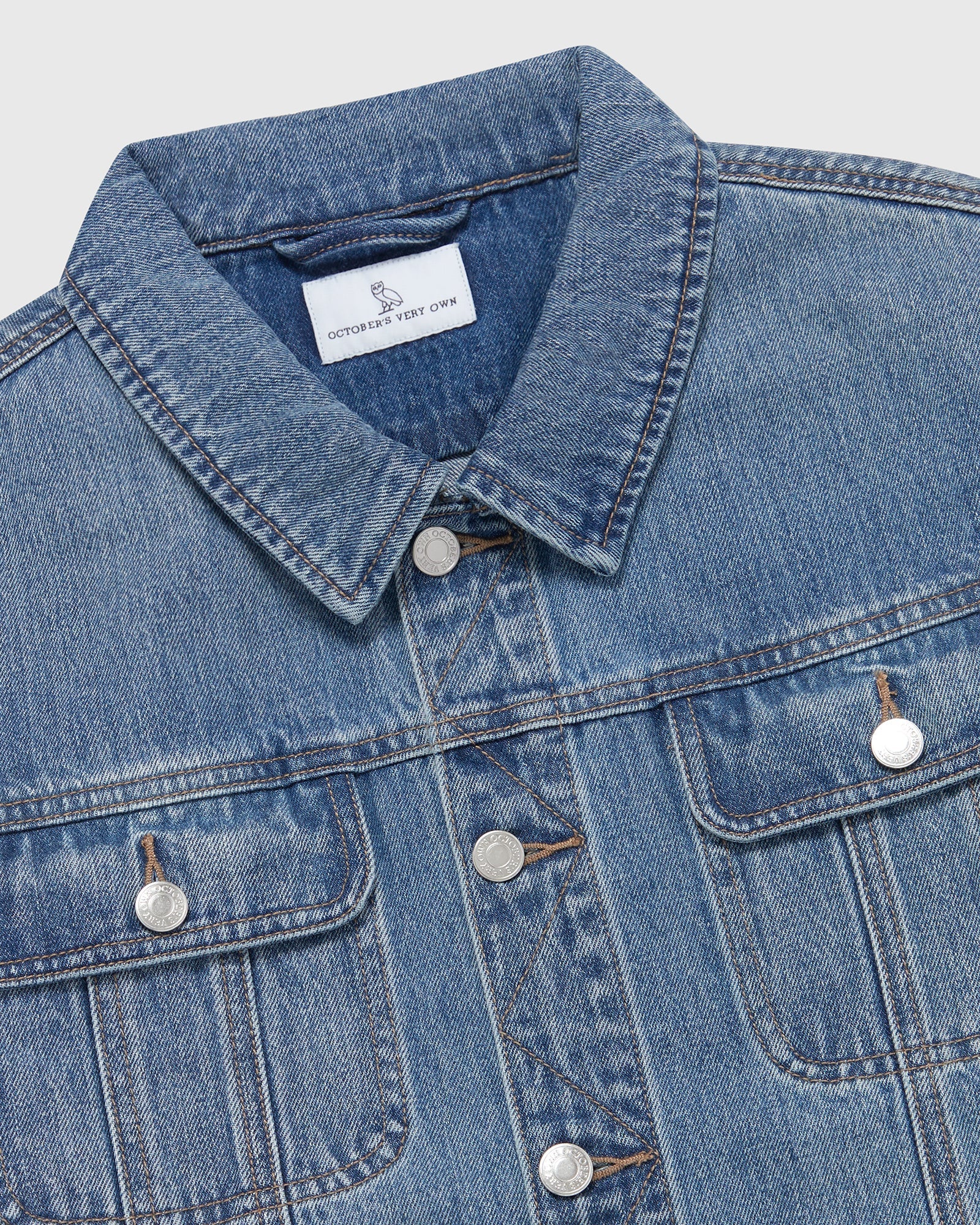 Denim Trucker Jacket - Washed Indigo IMAGE #5