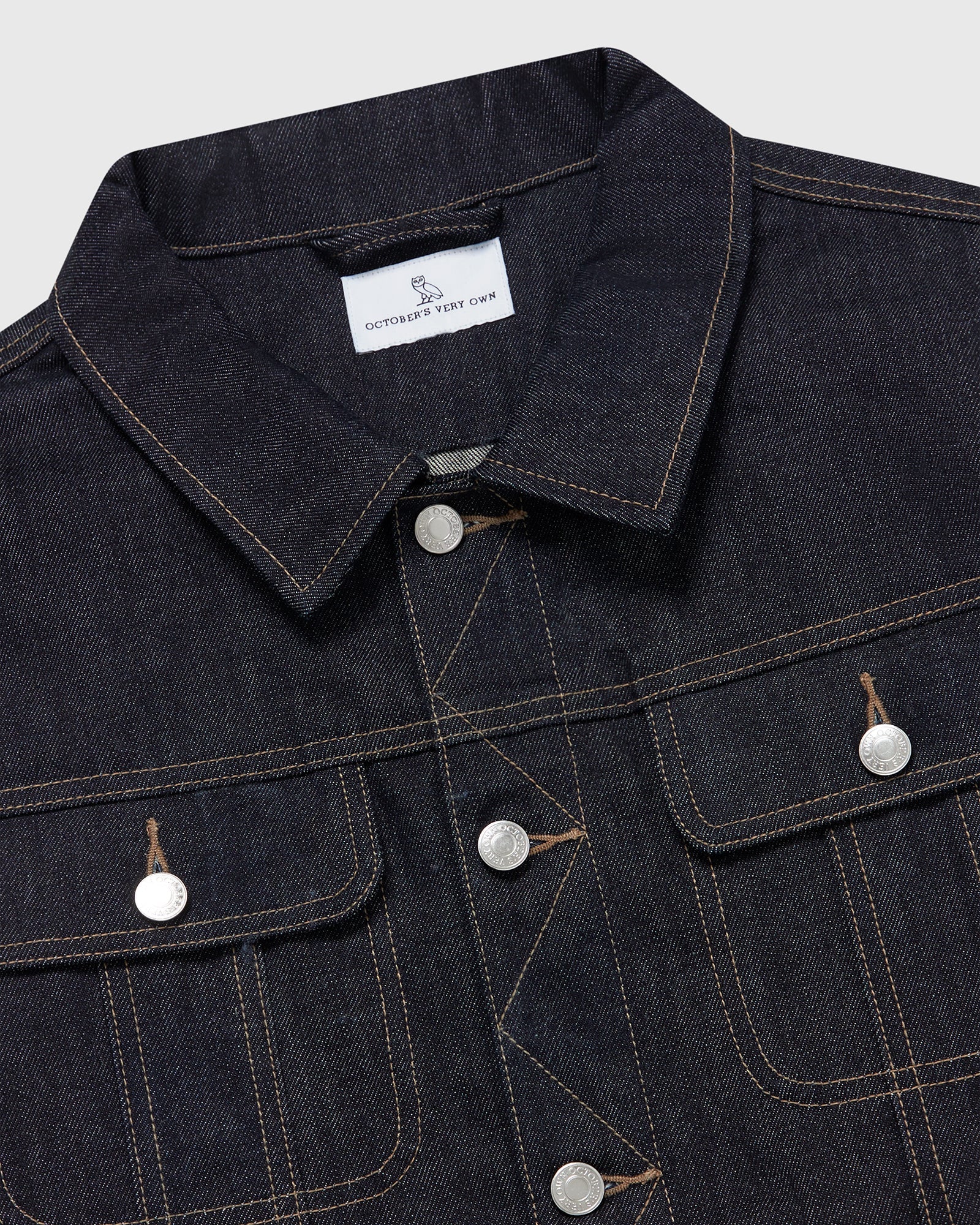 Denim Trucker Jacket - Raw Indigo IMAGE #6